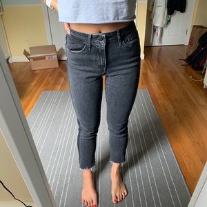 Levi’s washed black skinny jeans